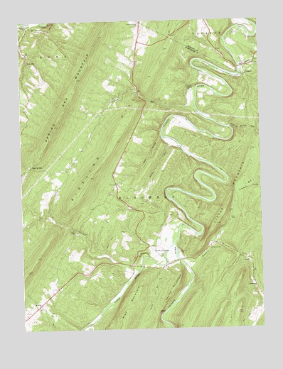 Largent, WV USGS Topographic Map