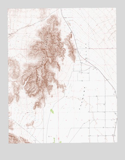 Last Chance Range, NV USGS Topographic Map