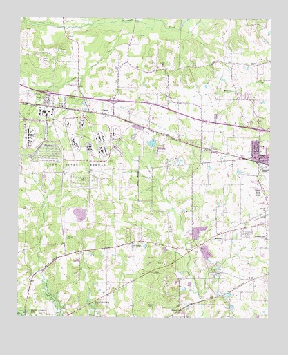 Leary, TX USGS Topographic Map