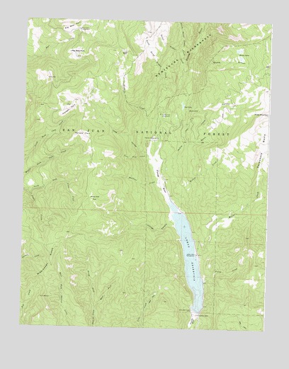 Lemon Reservoir, CO USGS Topographic Map