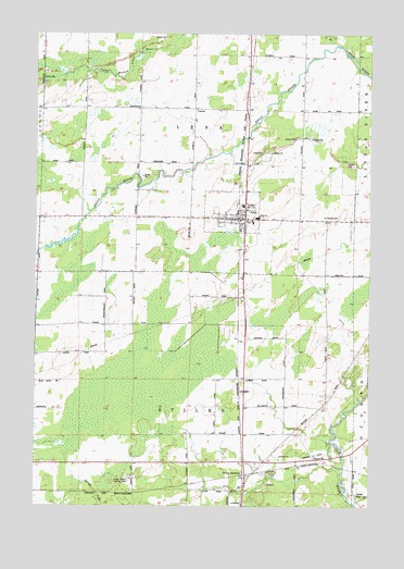 Lena, WI USGS Topographic Map