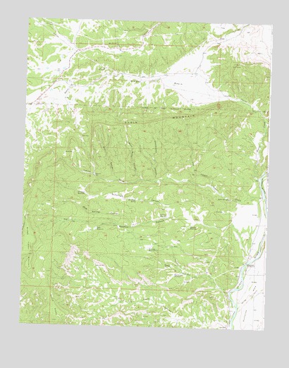 Basin Mountain, CO USGS Topographic Map