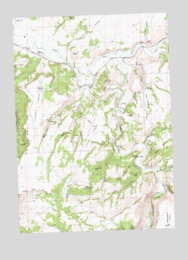 Liggett Table, OR USGS Topographic Map