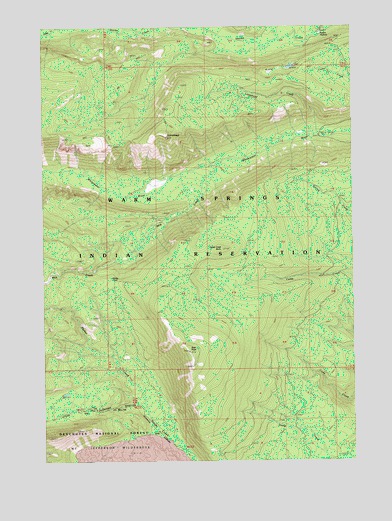 Lionshead, OR USGS Topographic Map