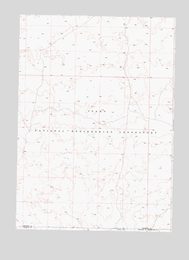 Little Butte NE, ID USGS Topographic Map