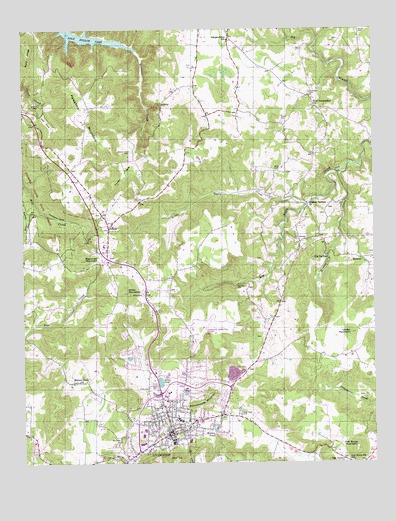 Livingston, TN USGS Topographic Map