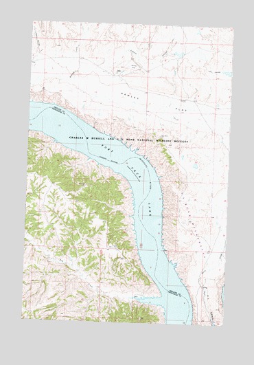 Locke Ranch, MT USGS Topographic Map
