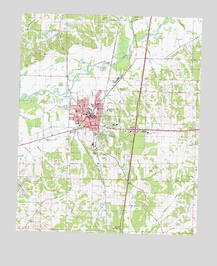 Batesville, MS USGS Topographic Map