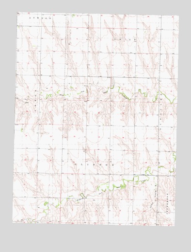 Long Draw North, KS USGS Topographic Map