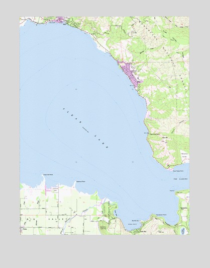 Lucerne, CA USGS Topographic Map