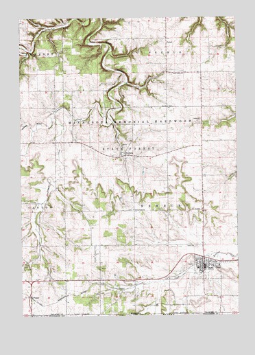 Mabel, MN USGS Topographic Map