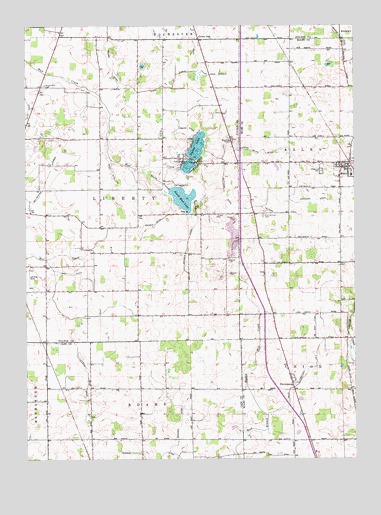 Macy, IN USGS Topographic Map