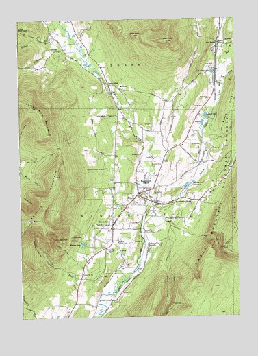 Manchester, VT USGS Topographic Map