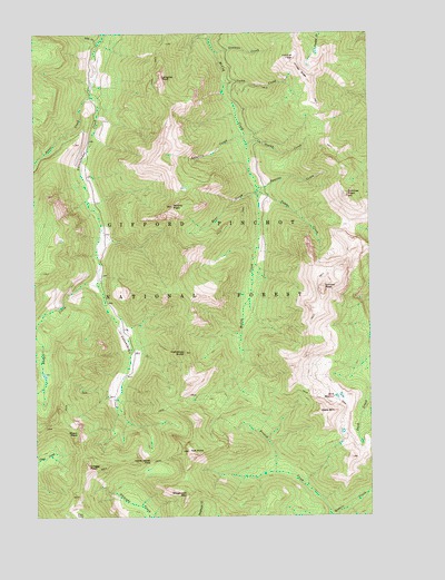 McCoy Peak, WA USGS Topographic Map