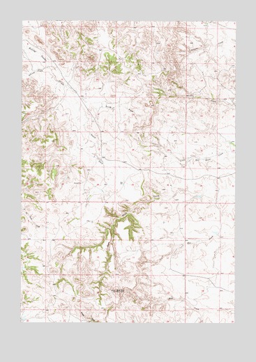 Bear Skull Mountain, MT USGS Topographic Map