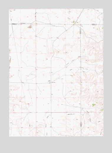 Meadowdale, WY USGS Topographic Map