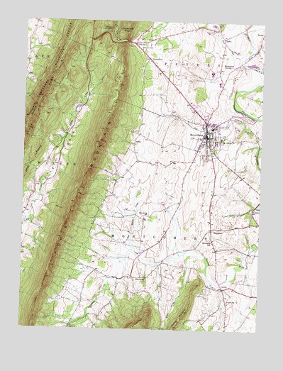 Mercersburg, PA USGS Topographic Map