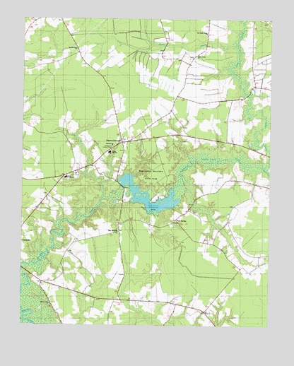 Merchants Millpond, NC USGS Topographic Map