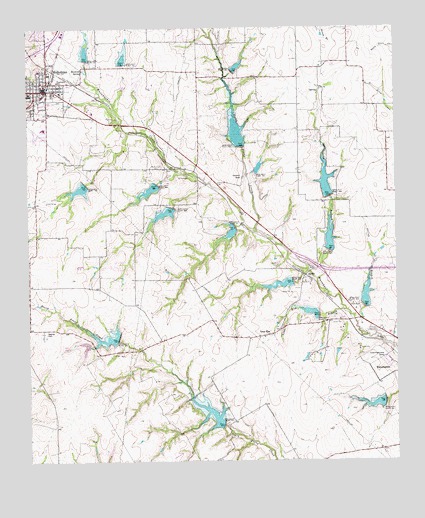 Midlothian, TX USGS Topographic Map