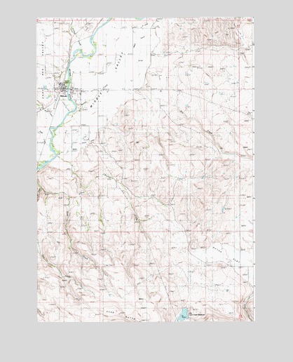 Midvale, ID USGS Topographic Map