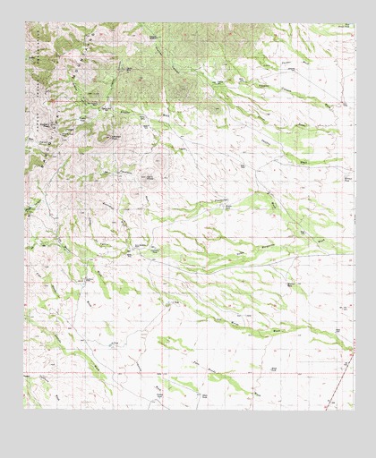 Mildred Peak, AZ USGS Topographic Map