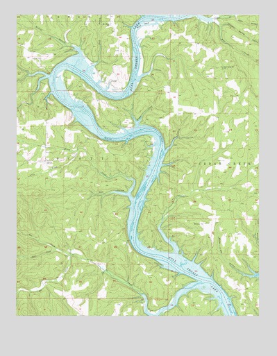 Mincy, MO USGS Topographic Map
