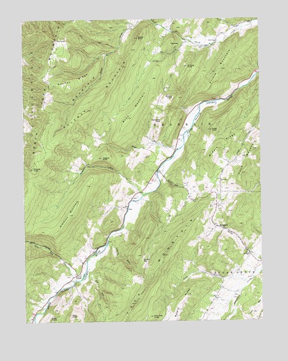 Moatstown, WV USGS Topographic Map