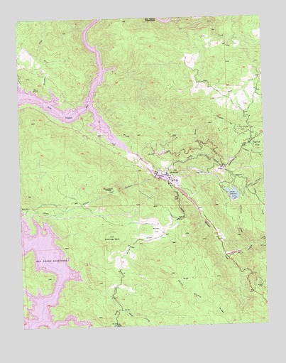 Moccasin, CA USGS Topographic Map