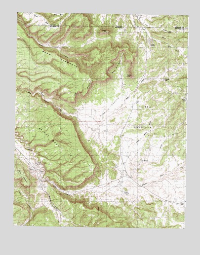 Monero, NM USGS Topographic Map