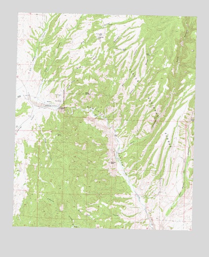 Montoya Butte, NM USGS Topographic Map