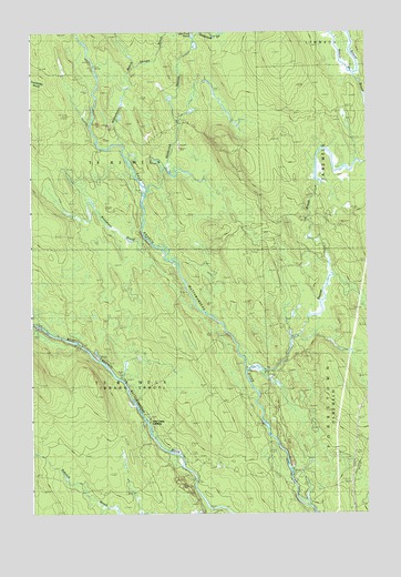Monument Brook, ME USGS Topographic Map