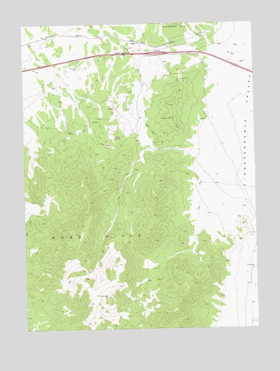 Moor Summit, NV USGS Topographic Map