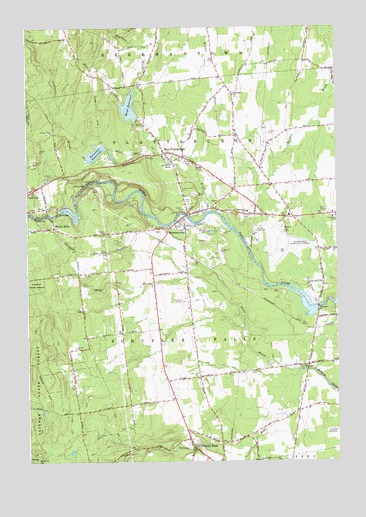 Morrisonville, NY USGS Topographic Map
