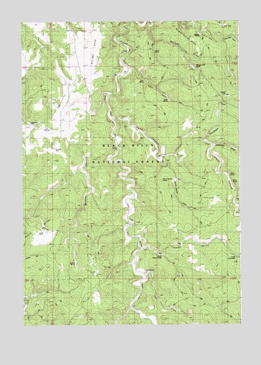 Moskee, WY USGS Topographic Map
