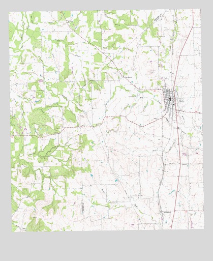 Moulton, TX USGS Topographic Map