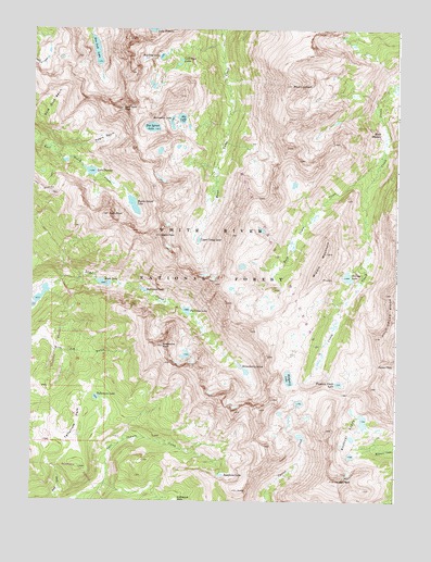 Mount Jackson, CO USGS Topographic Map