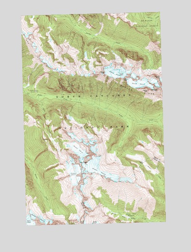 Mount Logan, WA USGS Topographic Map