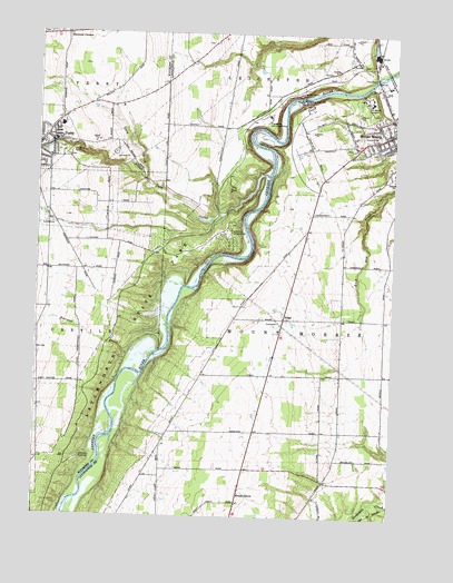 Mount Morris, NY USGS Topographic Map