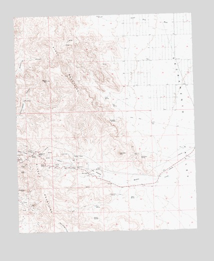 Mount Nutt, AZ USGS Topographic Map