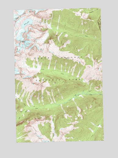 Mount Spickard, WA USGS Topographic Map
