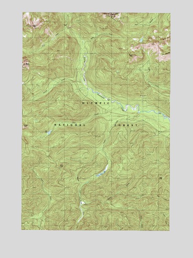 Mount Tebo, WA USGS Topographic Map