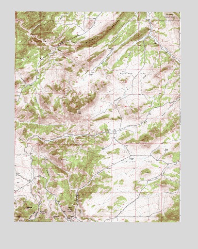 Mount Tyndall, CO USGS Topographic Map