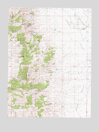 Natchez Pass, NV USGS Topographic Map