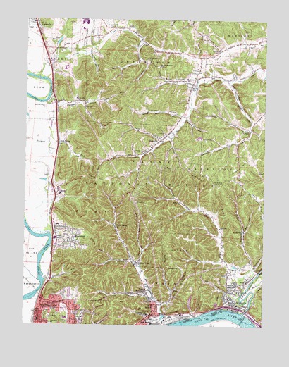 New Boston, OH USGS Topographic Map