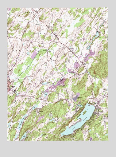 Newton East, NJ USGS Topographic Map