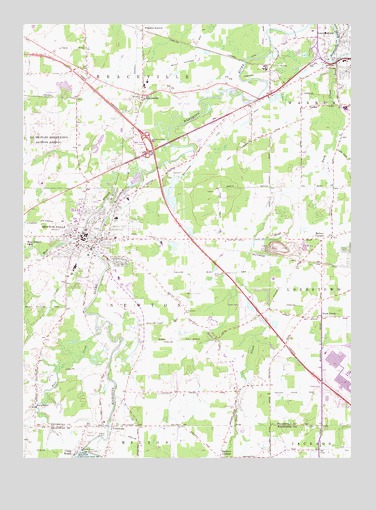 Newton Falls, OH USGS Topographic Map