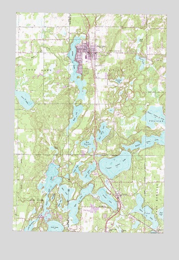 Nisswa, MN USGS Topographic Map