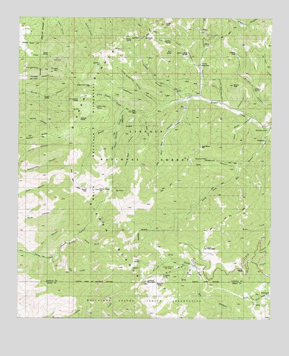 Nogal Peak, NM USGS Topographic Map