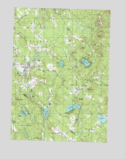 Belmont, NH USGS Topographic Map