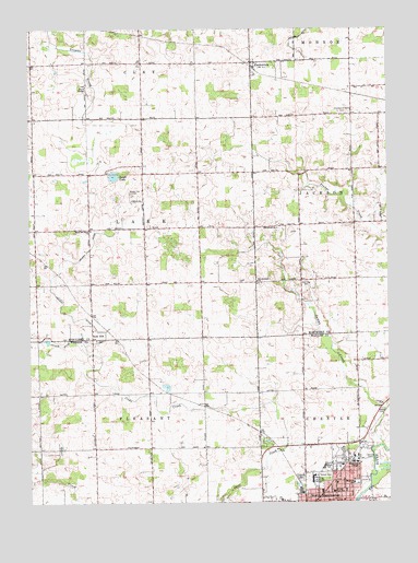 North Manchester North, IN USGS Topographic Map